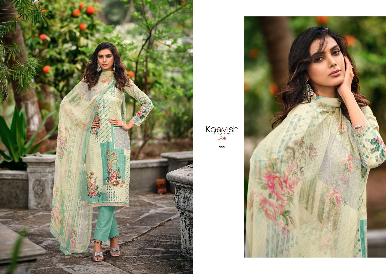 Naimat By Kaavish Printed Dress Material Catalog